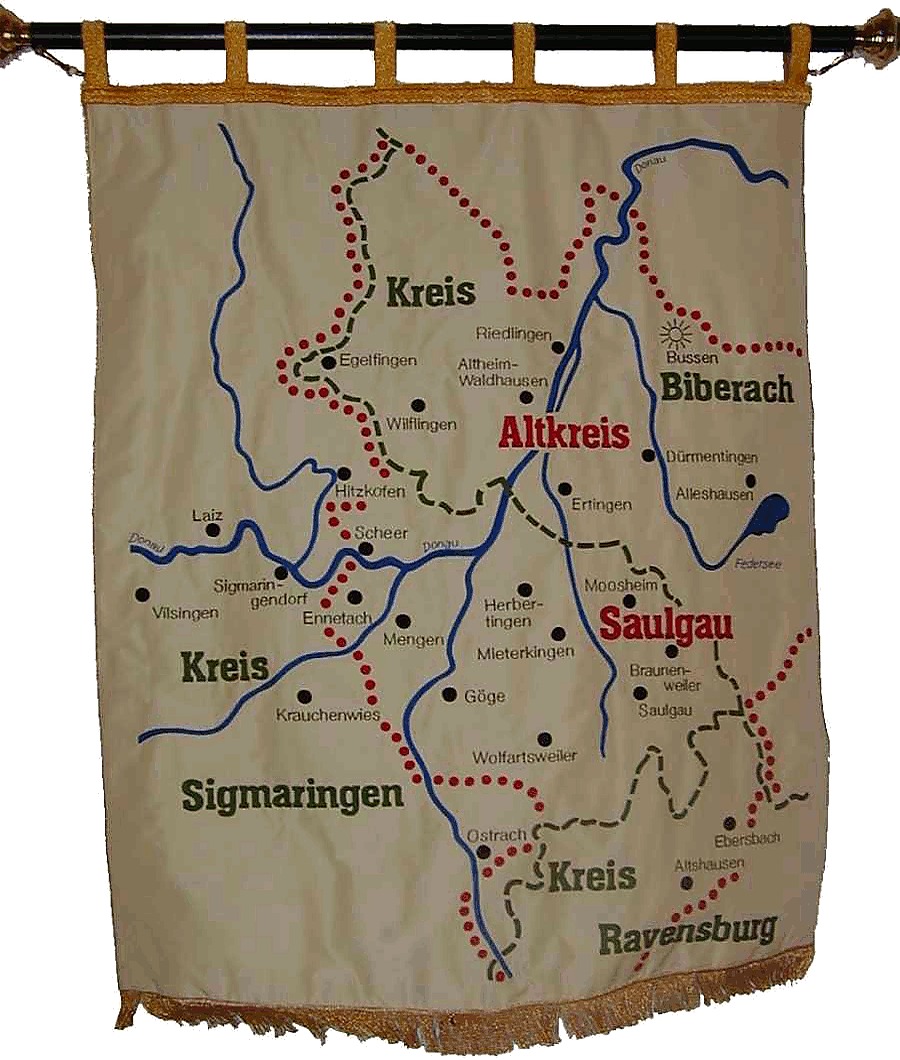 Rückseite des Kreisbanners